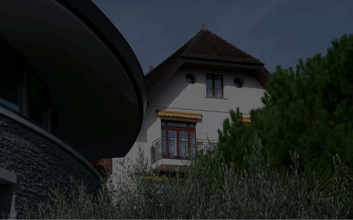 The historic lakeside residence at Clinique La Prairie in Montreux, where the clinic’s longevity research began.