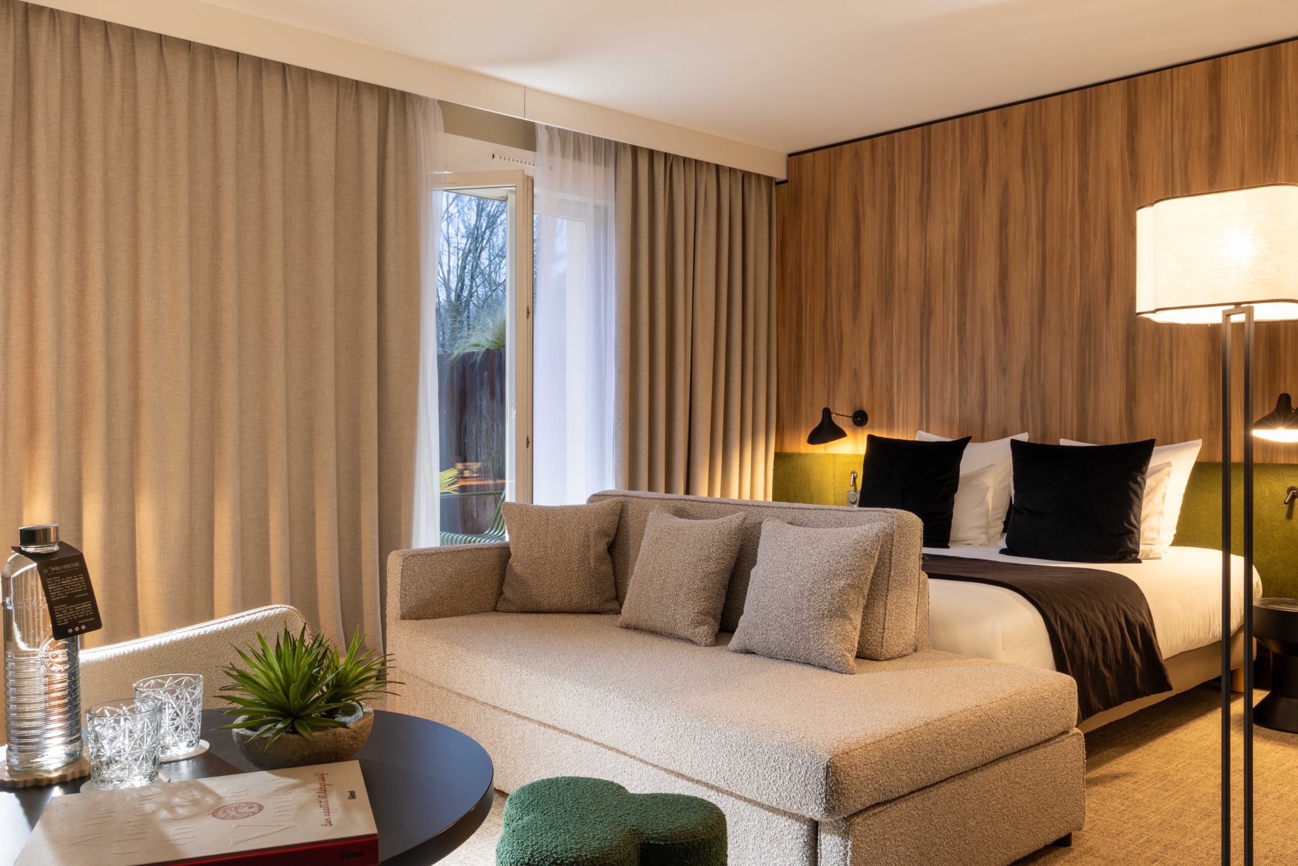 A Junior Suite, with a daybed that converts for a third or fourth guest.