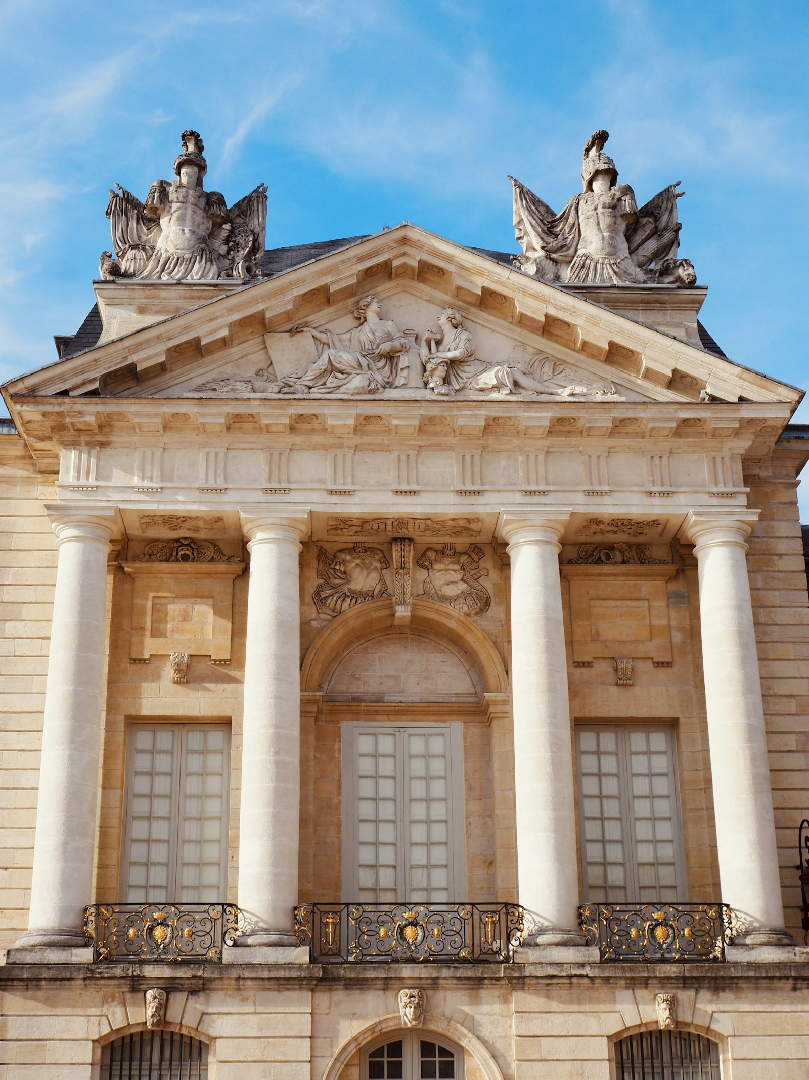 A historic building in Dijon, the capital of Burgundy, France.