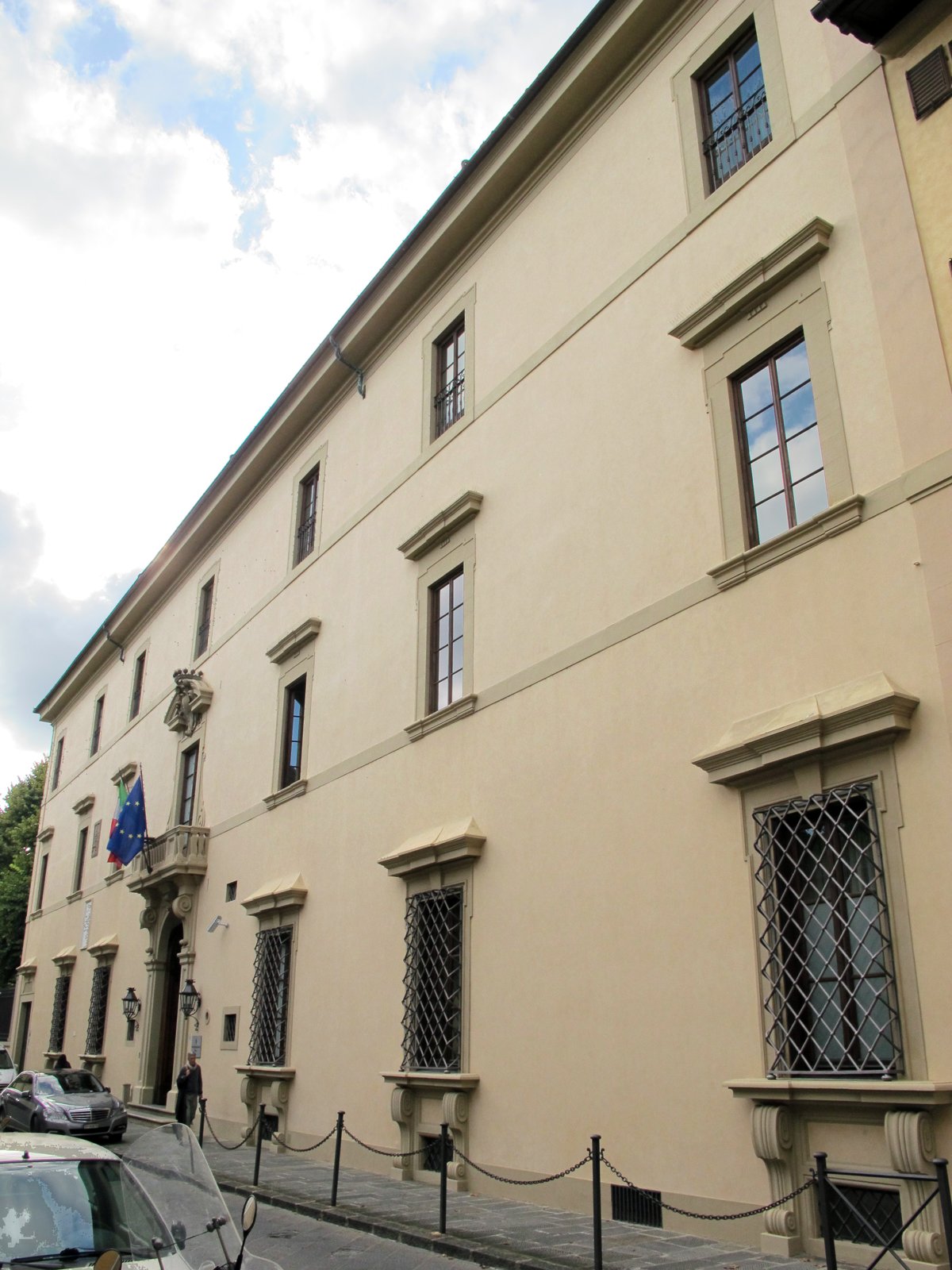 The Palazzo della Gherardesca on Borgo Pinti in Florence, home to the Four Seasons Firenze.