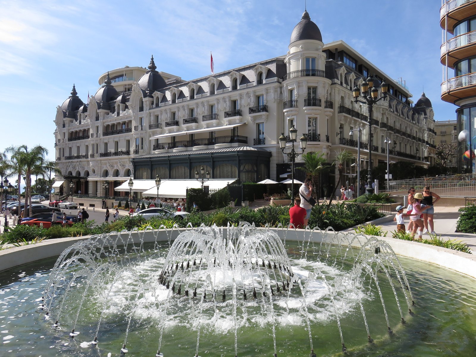 The Hôtel de Paris Monte-Carlo on Casino Square in Monaco.